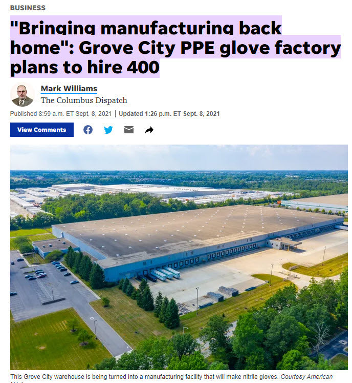 American Nitrile LLC: Another foreign backed nitrile factory planning to operate on US Soil